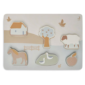 Jollein Houten Puzzel - Farm