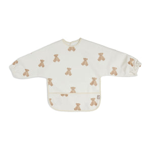 Jollein Waterproof slabbetje met Mouw - Teddy Bear