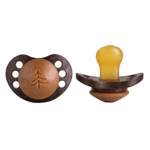 The Pacifier Anatomical - Bok + Kokos - 2-pack