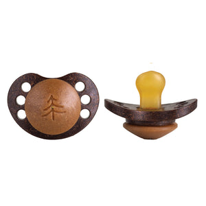 The Pacifier Anatomical - Bok + Kokos - 2-pack