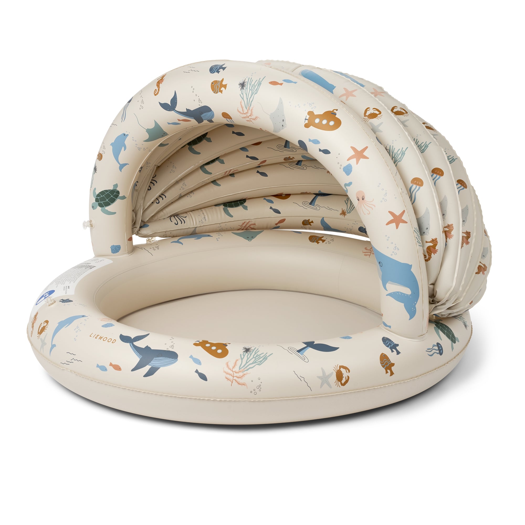 Liewood Opblaasbaar Zwembad met Dakje - Sea Creature