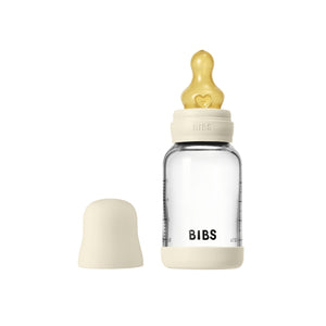 BIBS Glazen Fles - Ivory