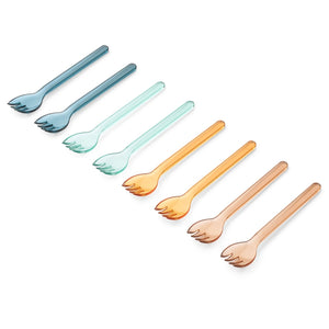 Liewood Alonso Tritan Fork - Indigo Mix 8-Pack