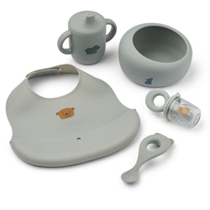 Liewood Baby Starter Set - Dove Blue