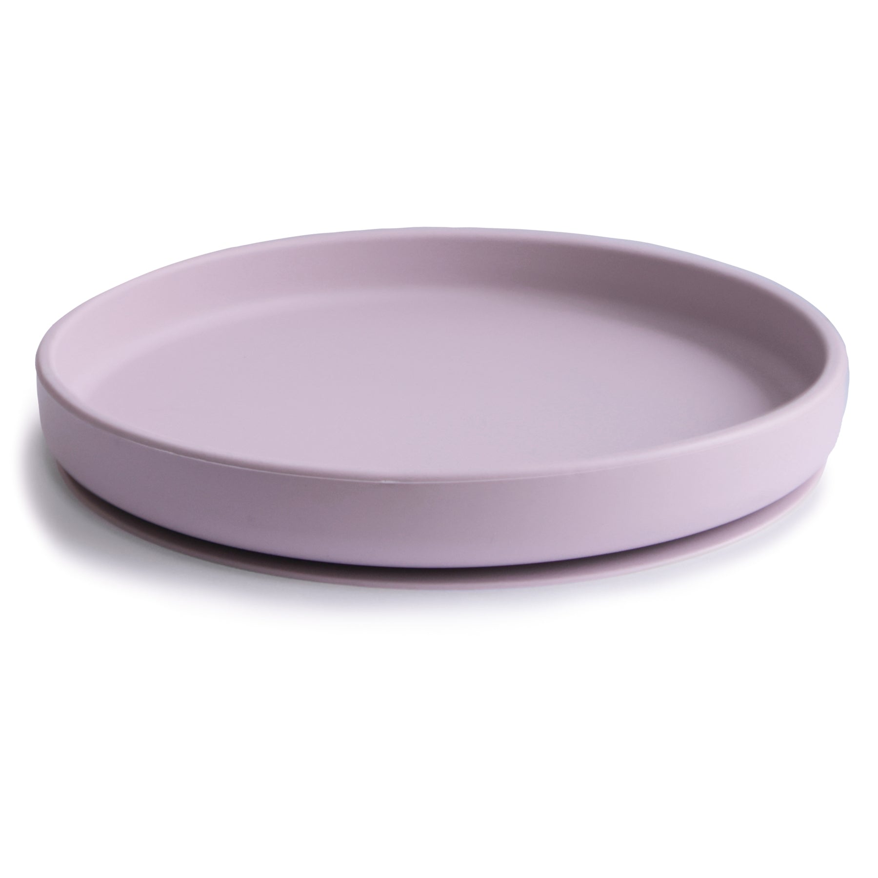 Mushie Siliconen Bord Met Zuignap - Soft Lilac