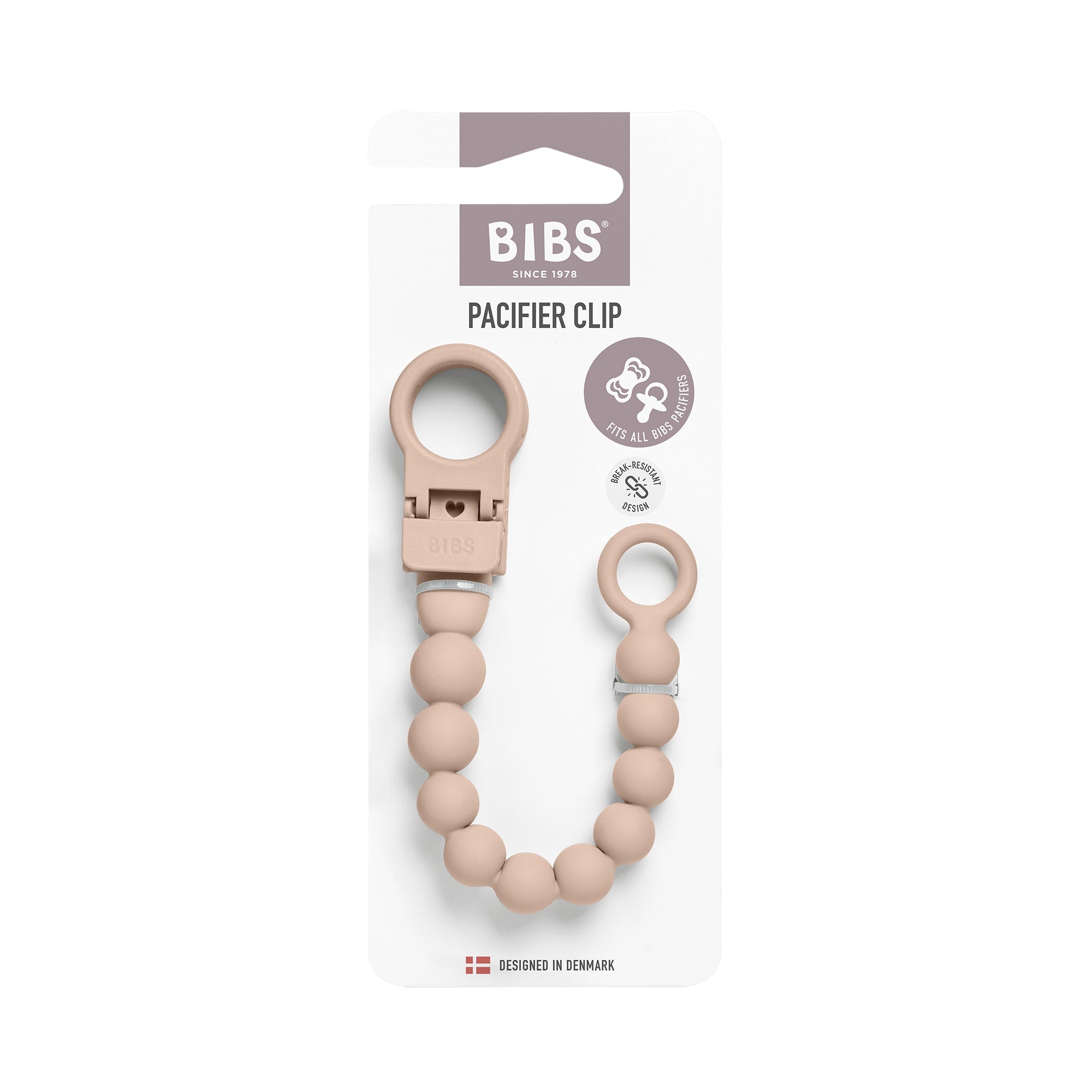 BIBS Speenkoord Beaded - Blush