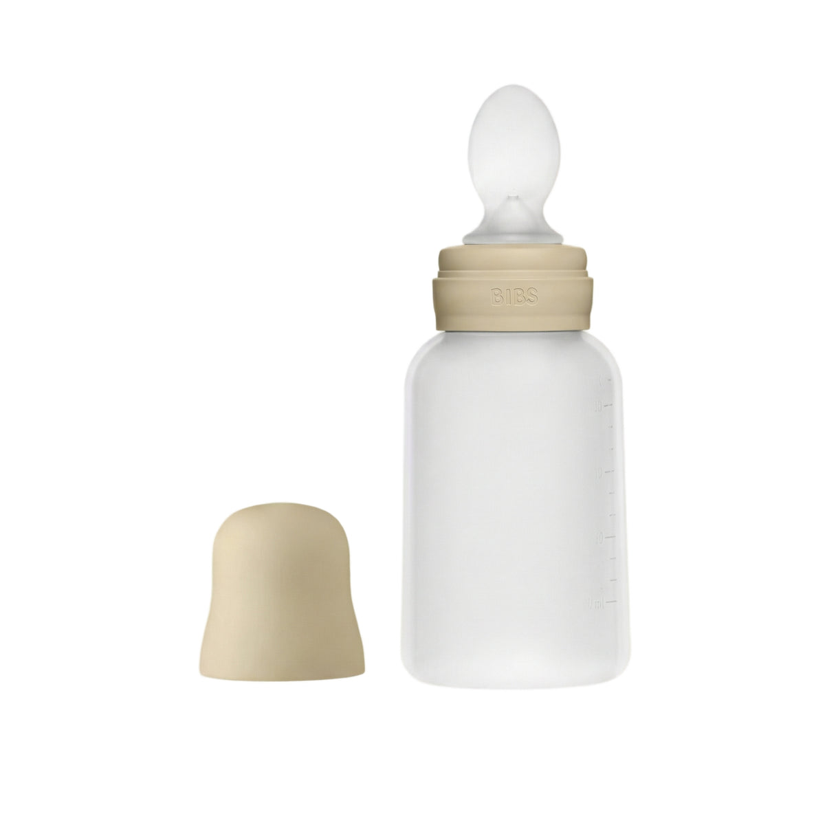 BIBS Knijpfles met Lepel – Vanilla-