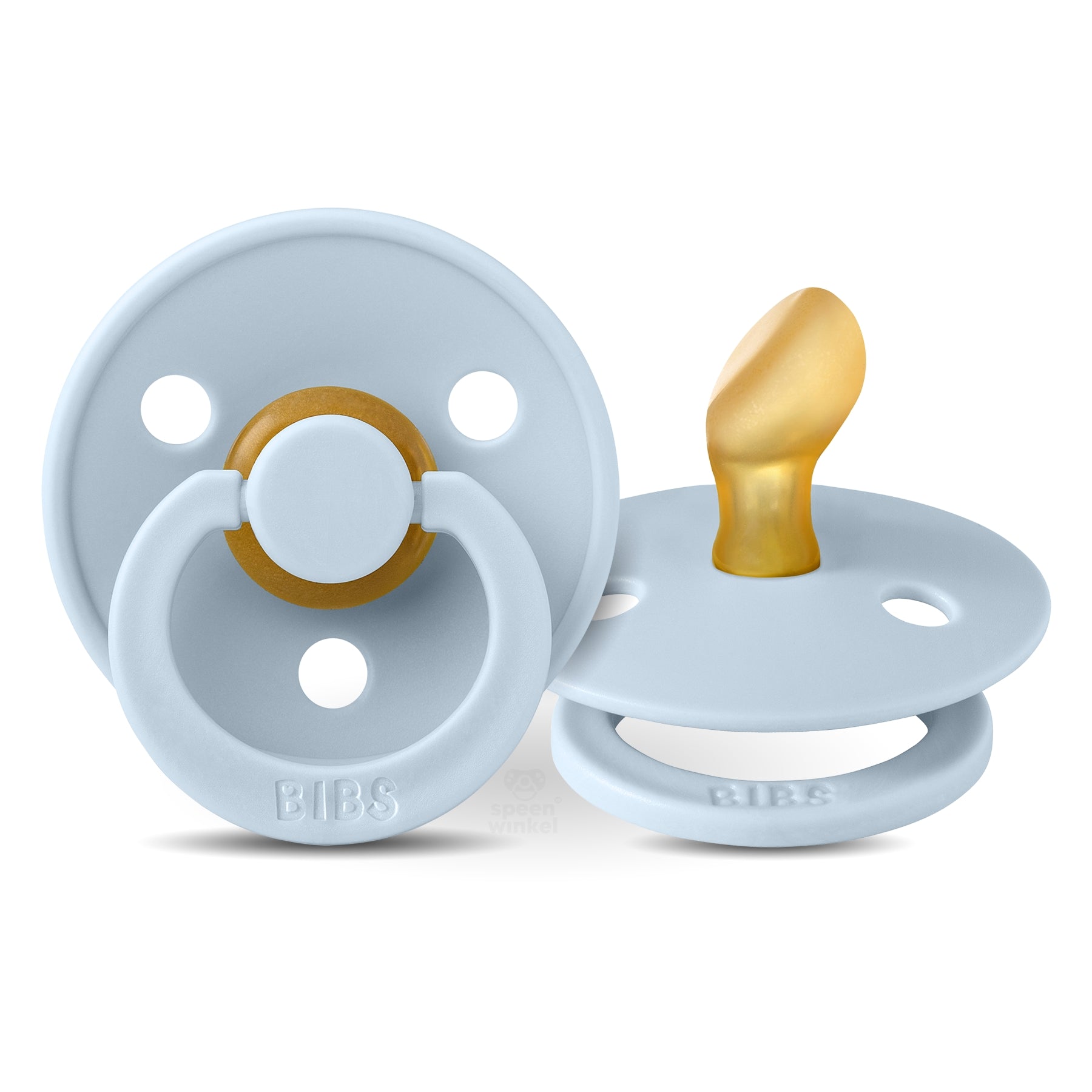 BIBS Colour Anatomical - Baby Blue-0-6 m-