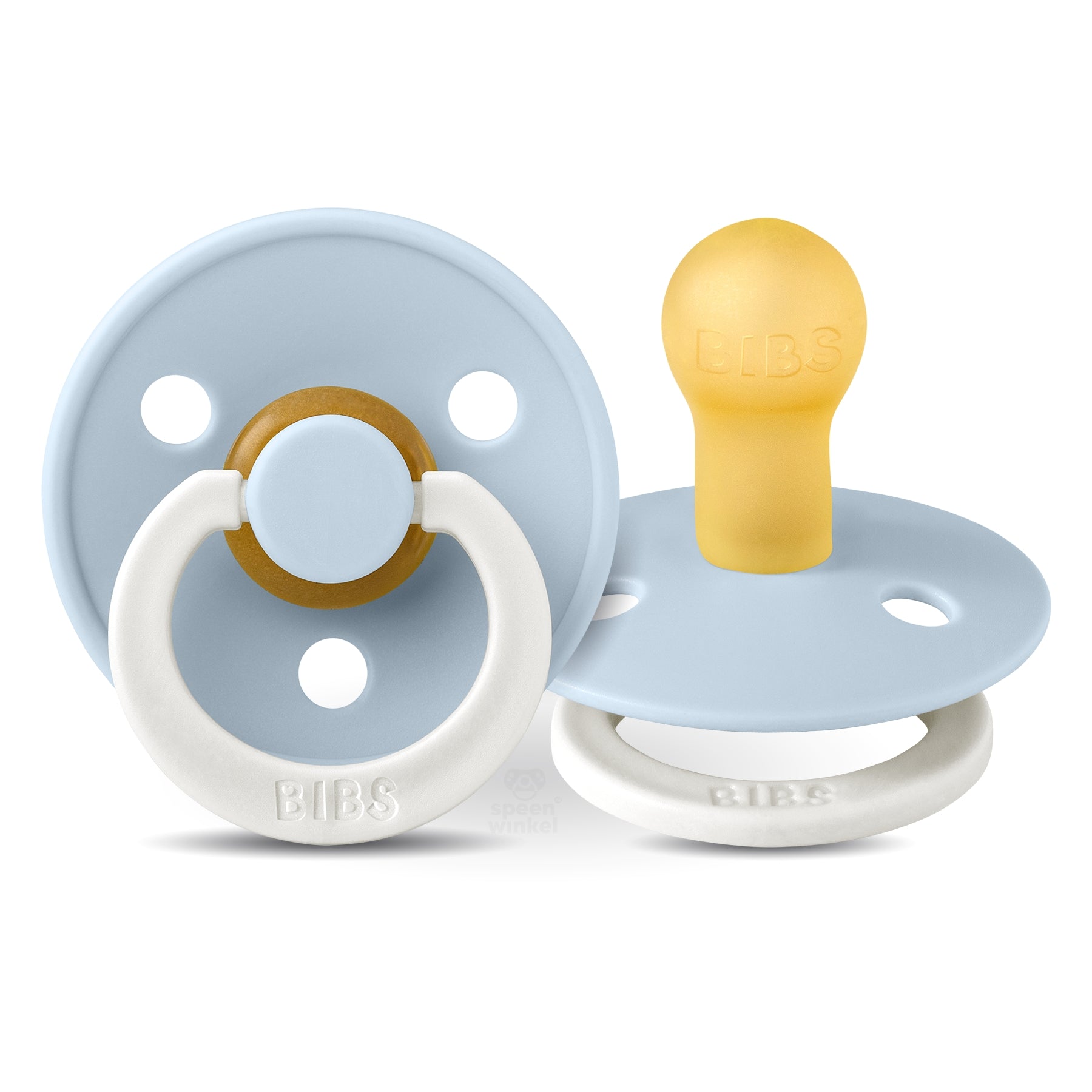 BIBS Colour - Baby Blue GLOW-0-6 m-