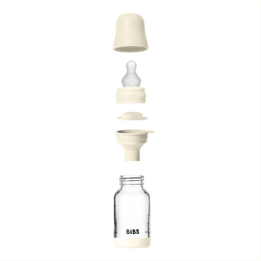 BIBS Glazen Fles - Ivory-