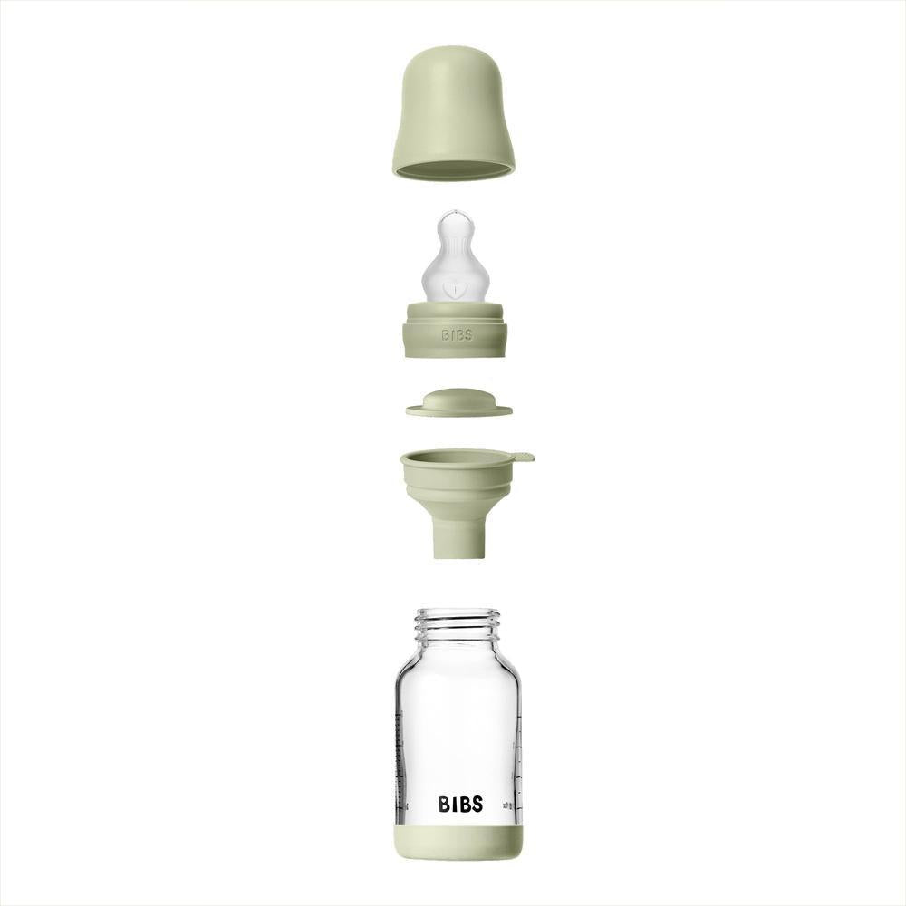 BIBS Glazen Fles - Sage-