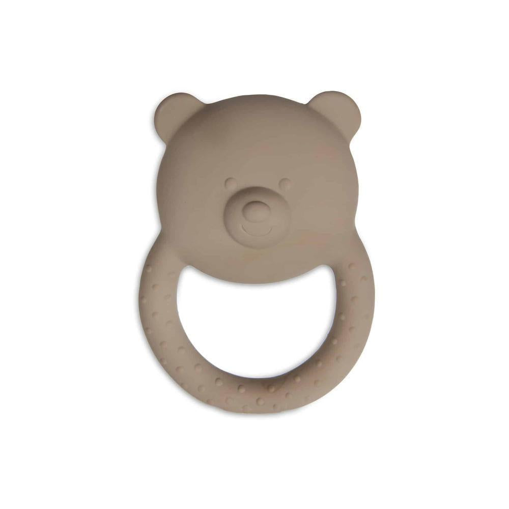 Jollein Bijtring Rubber Teddy Bear - Biscuit-