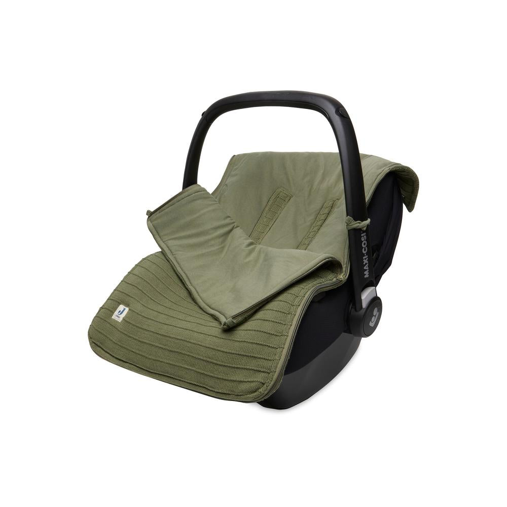 Jollein Voetenzak Pure Knit - Leaf Green-