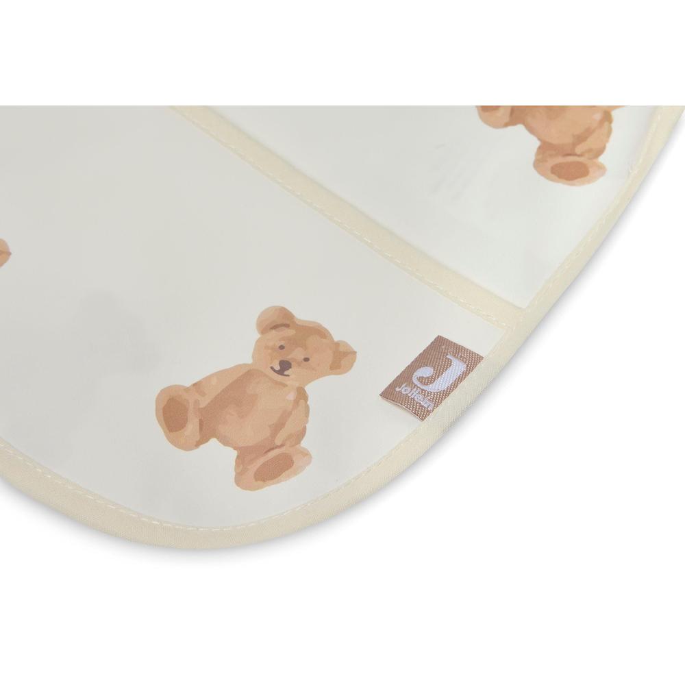Jollein Waterproof slabbetje met Mouw - Teddy Bear-