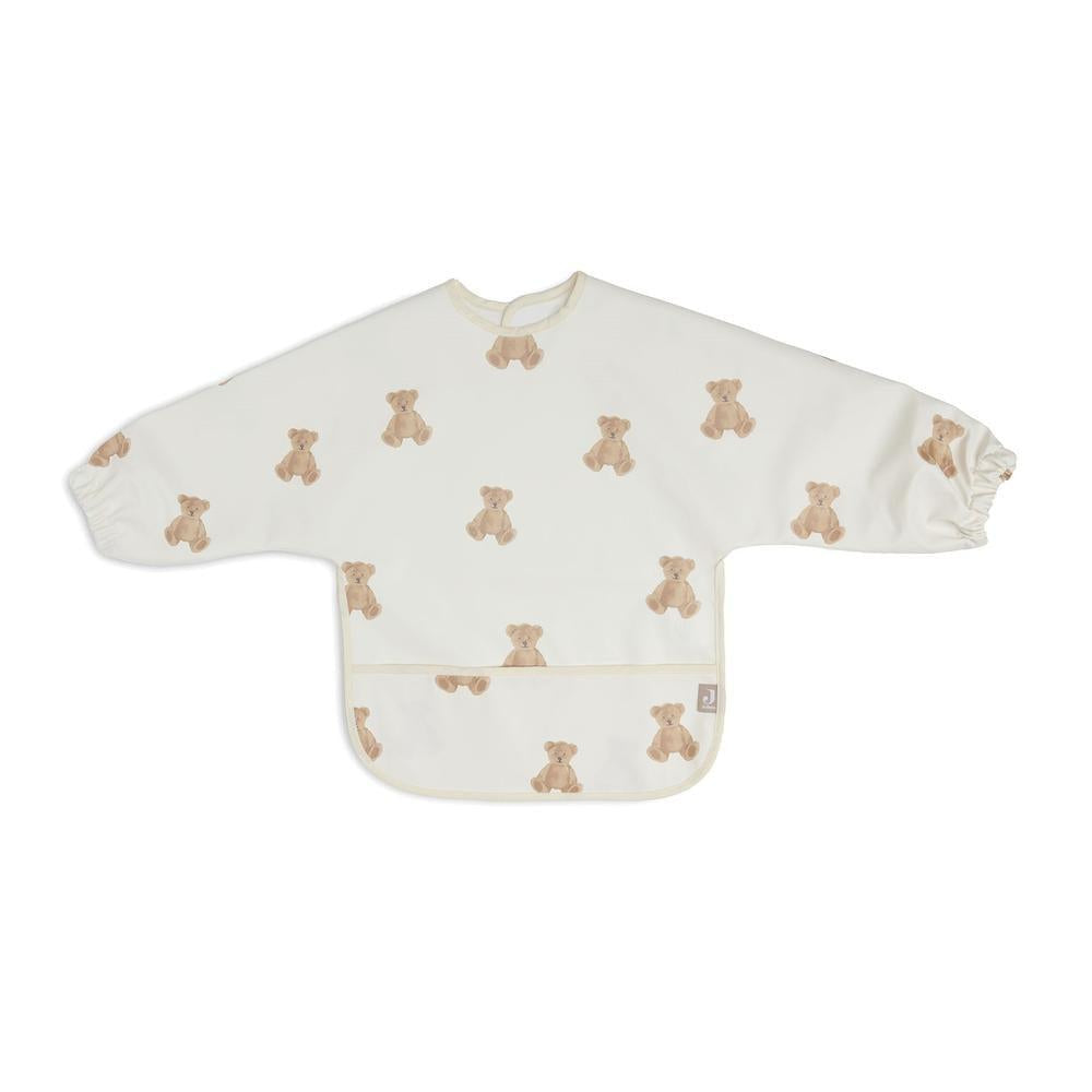 Jollein Waterproof slabbetje met Mouw - Teddy Bear-