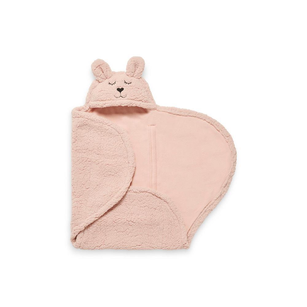 Jollein Wikkeldeken Bunny - Pale Pink-