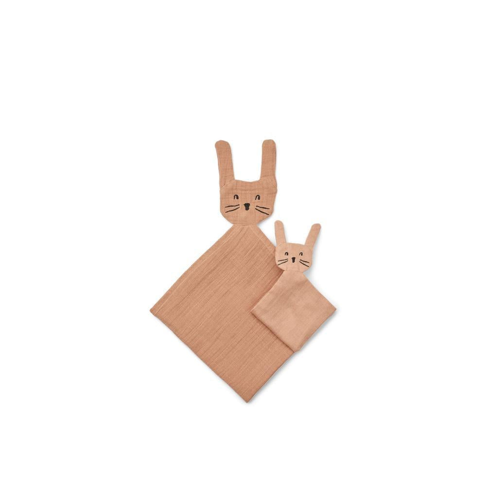 Liewood Alya Speendoekjes - Rabbit Pale Tuscany 2-pack-