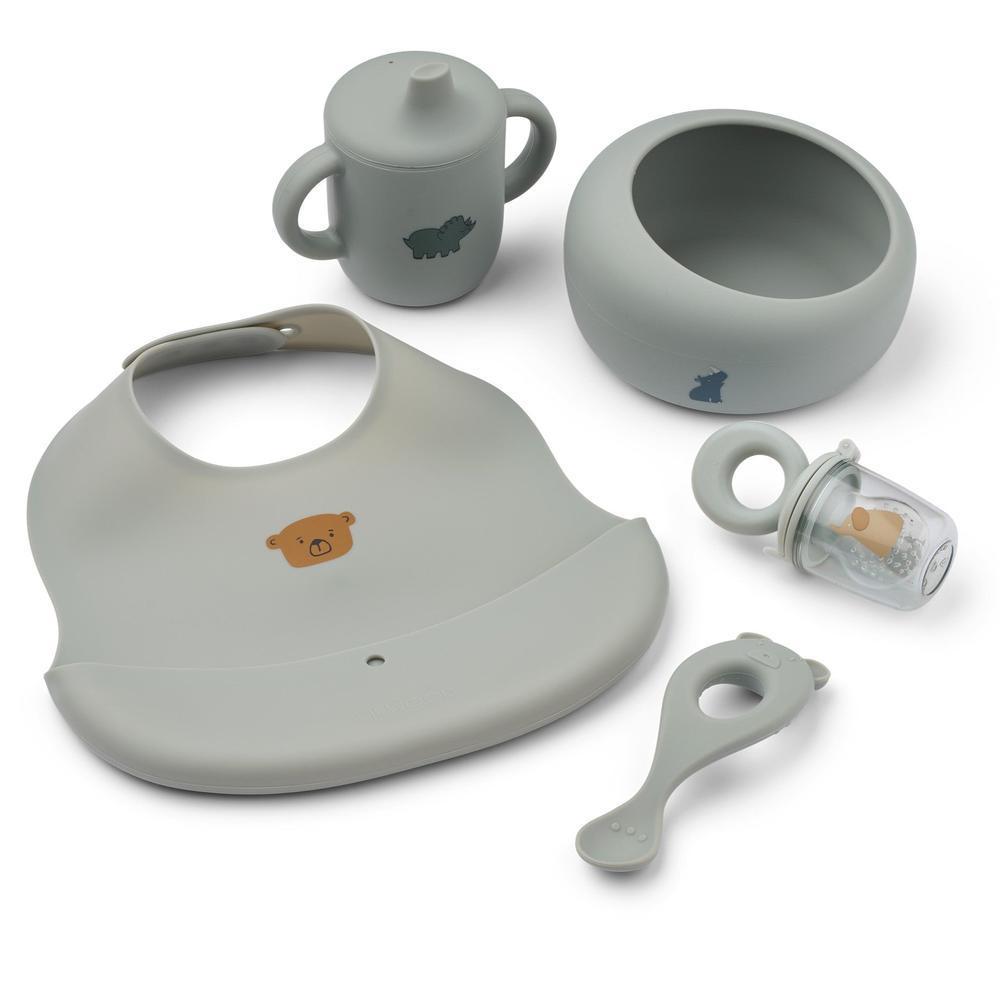 Liewood Baby Starter Set - Dove Blue-