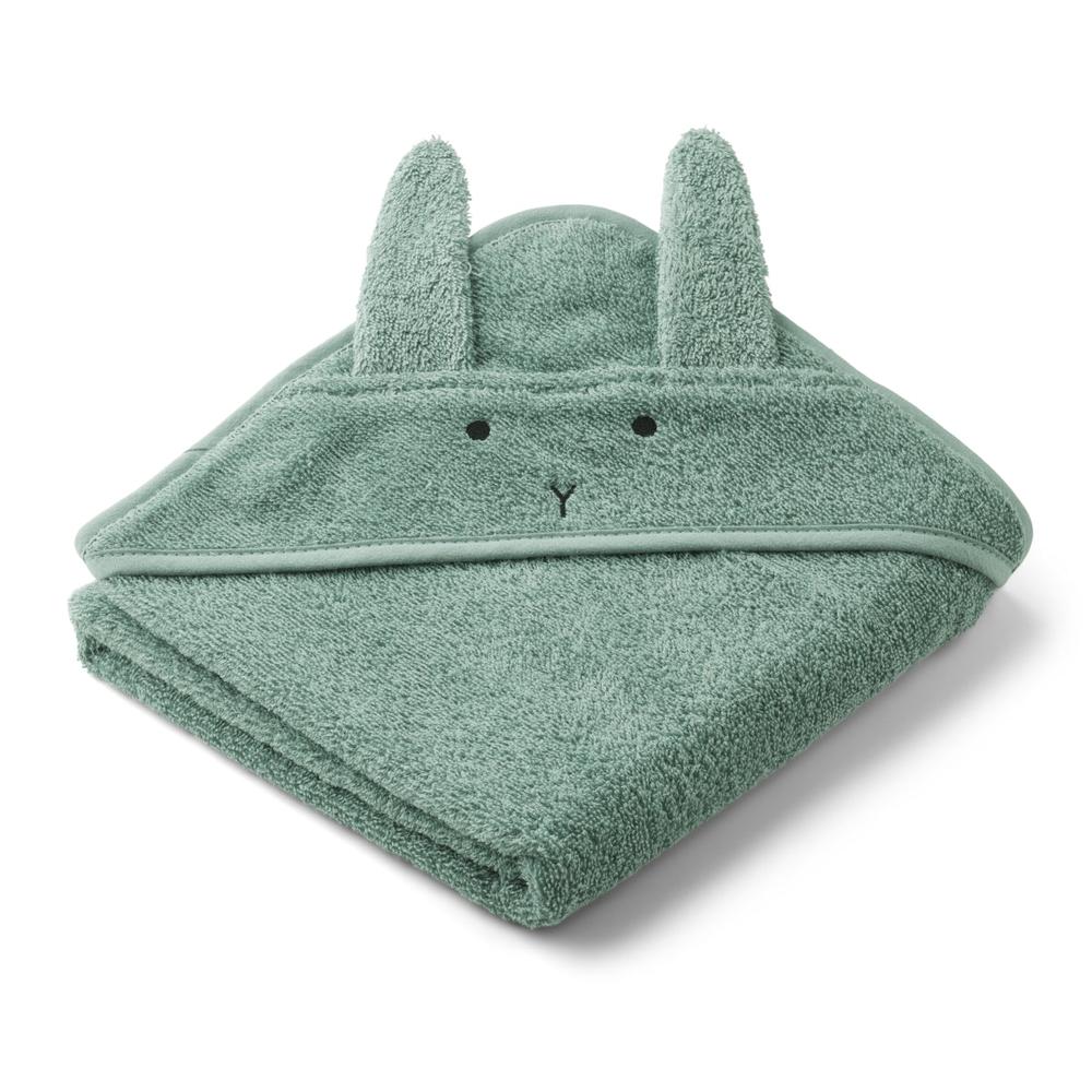 Liewood Hooded Towel - Rabbit Peppermint-