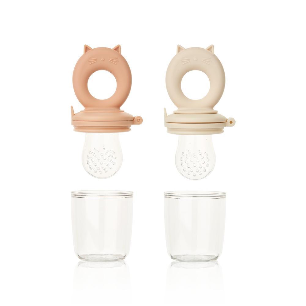 Liewood Miranda Food Feeder - Tuscany Rose/Apple Blossom 2-Pack-