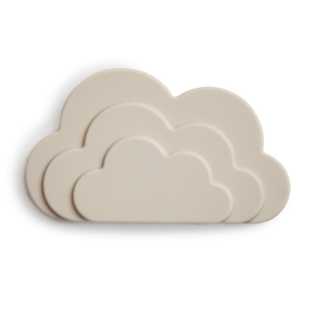 Mushie Bijtring Cloud - Gray-
