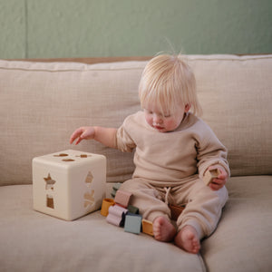 Mushie Shape Sorting Box - Original-