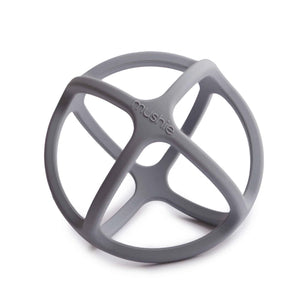 Mushie Teether Ball - Dove Gray