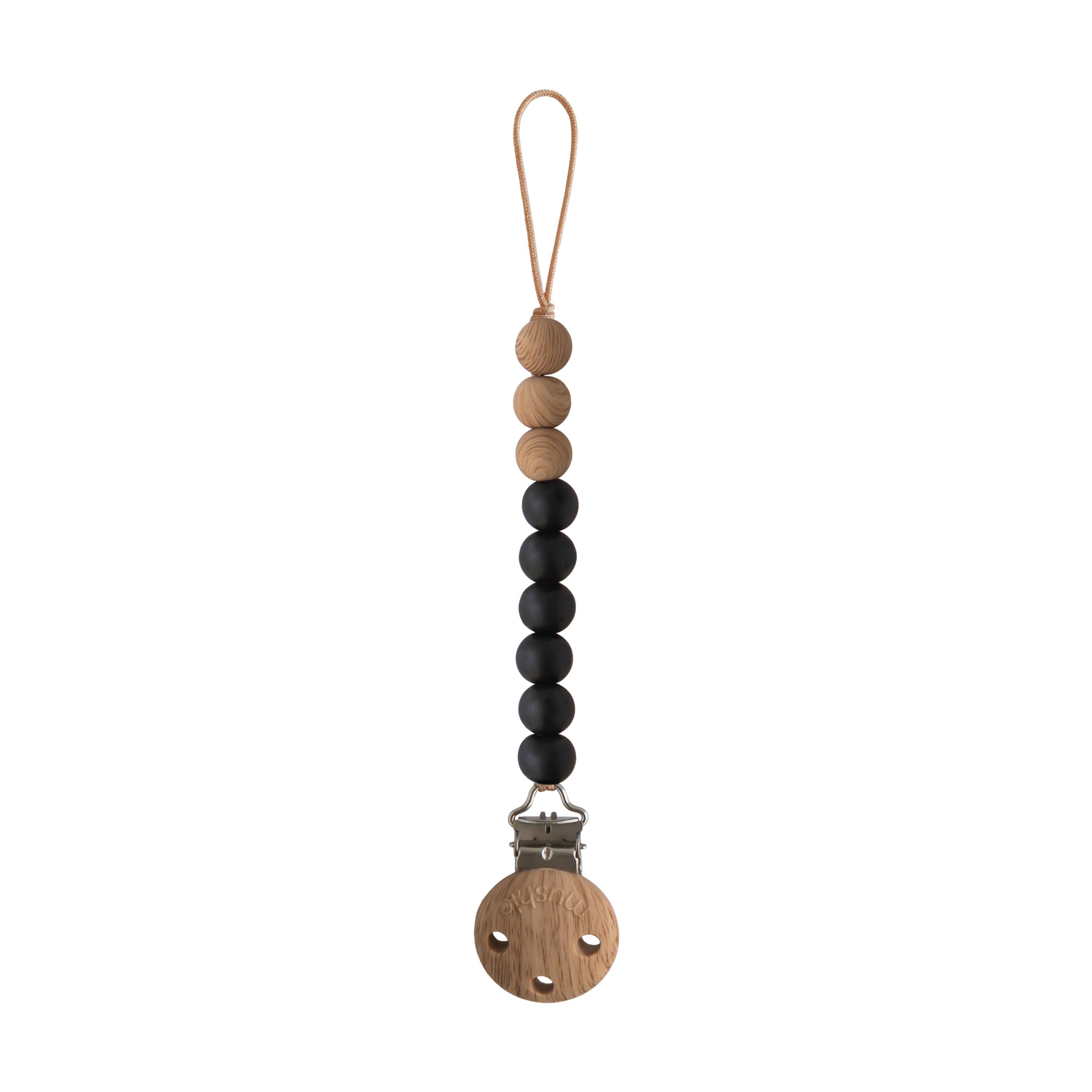 Mushie Speenkoord Eva - Black