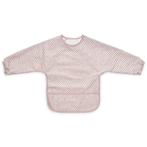 Jollein Waterproof slabbetje met Mouw  - Snake Pale Pink