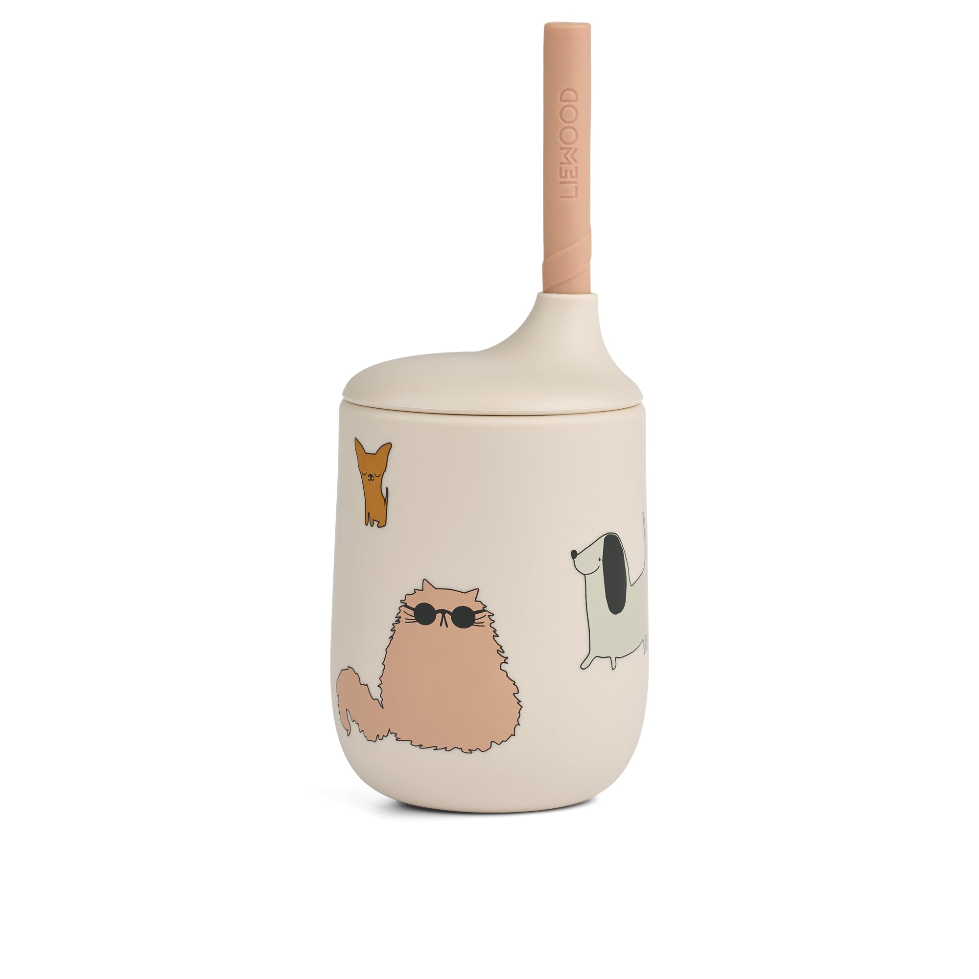 Liewood Ellis Sippy Cup - Cats And Dogs