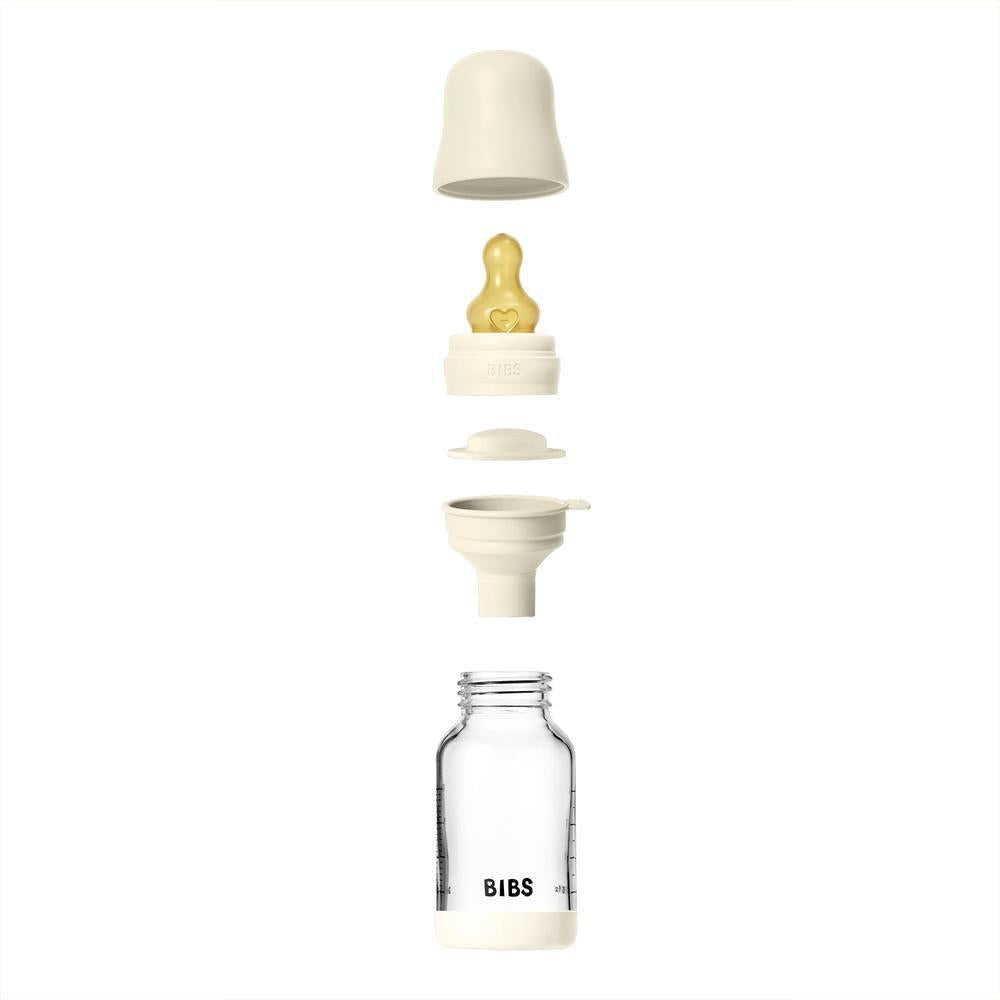 BIBS Glazen Fles - Ivory-