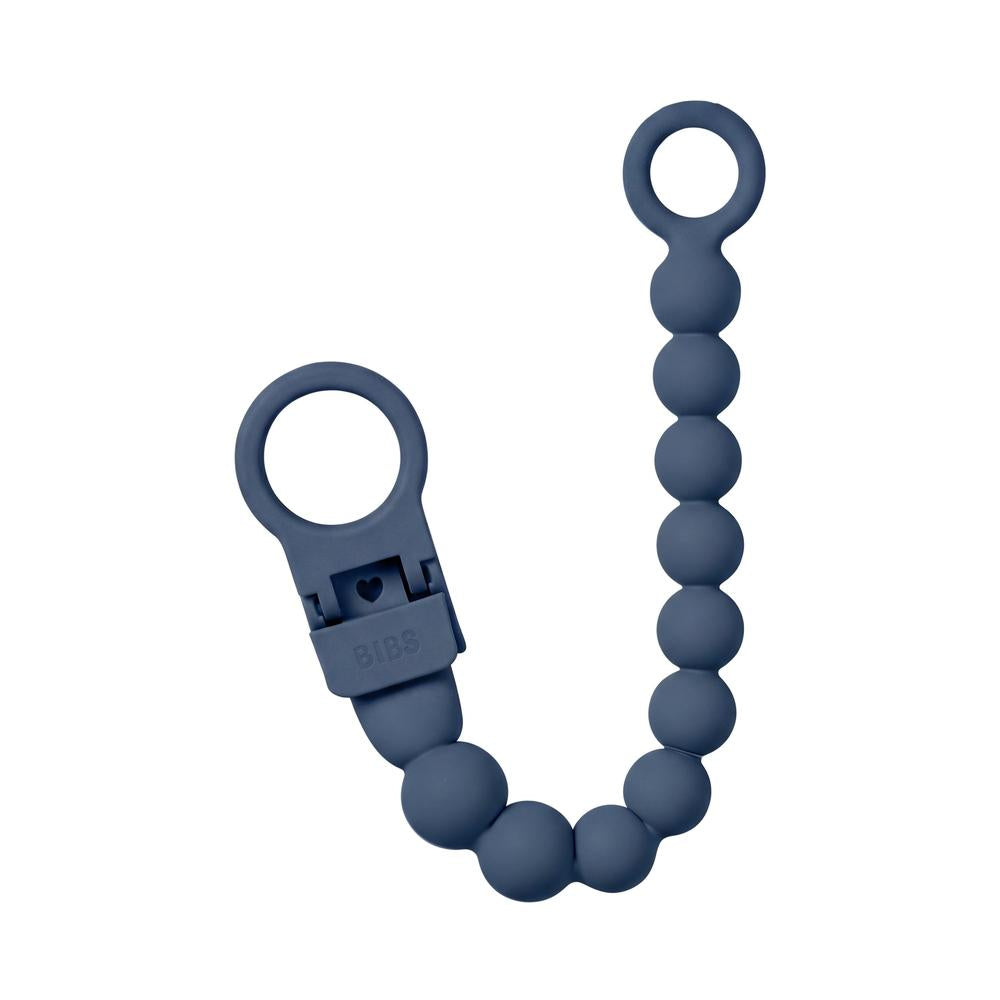 BIBS Speenkoord Beaded - Steel Blue-