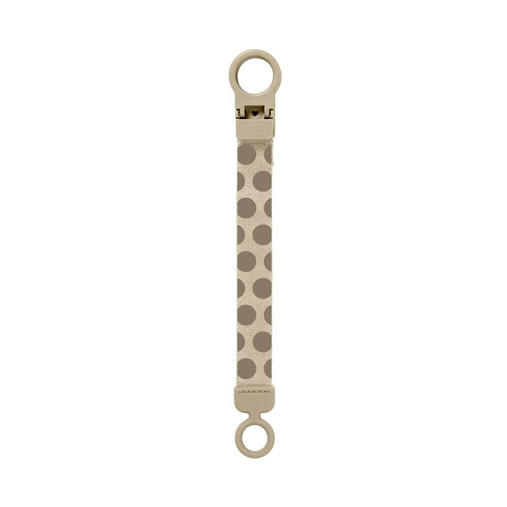BIBS Speenkoord Loop Polka - Vanilla/Dark Oak-