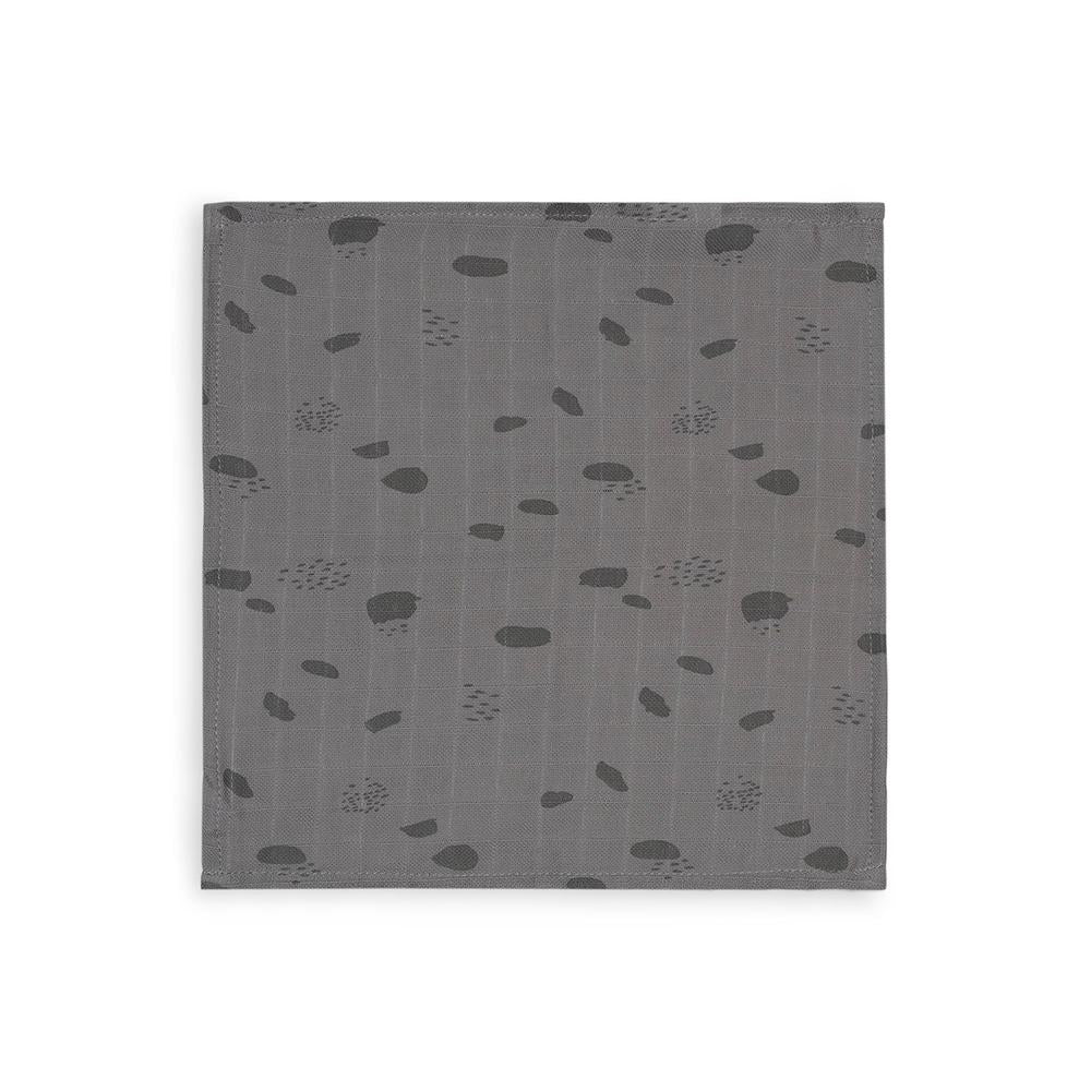 Jollein Hydrofiel Monddoekje - Spot Storm Grey 3-pack-