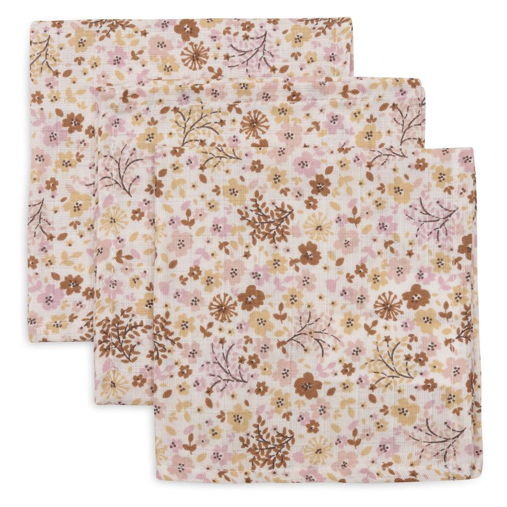 Jollein Monddoekje Hydrofiel - Flower Fairies 3-pack-