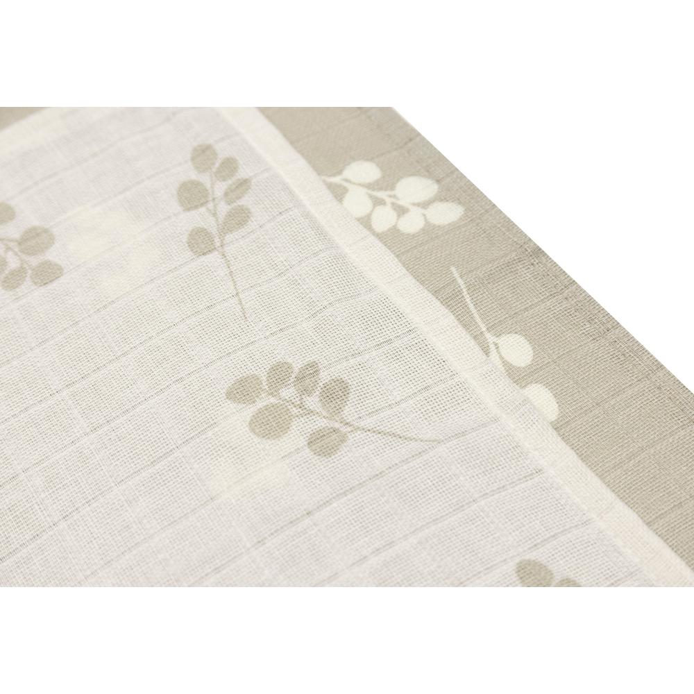 Jollein Monddoekje Hydrofiel - Twig Olive Green 3-pack-