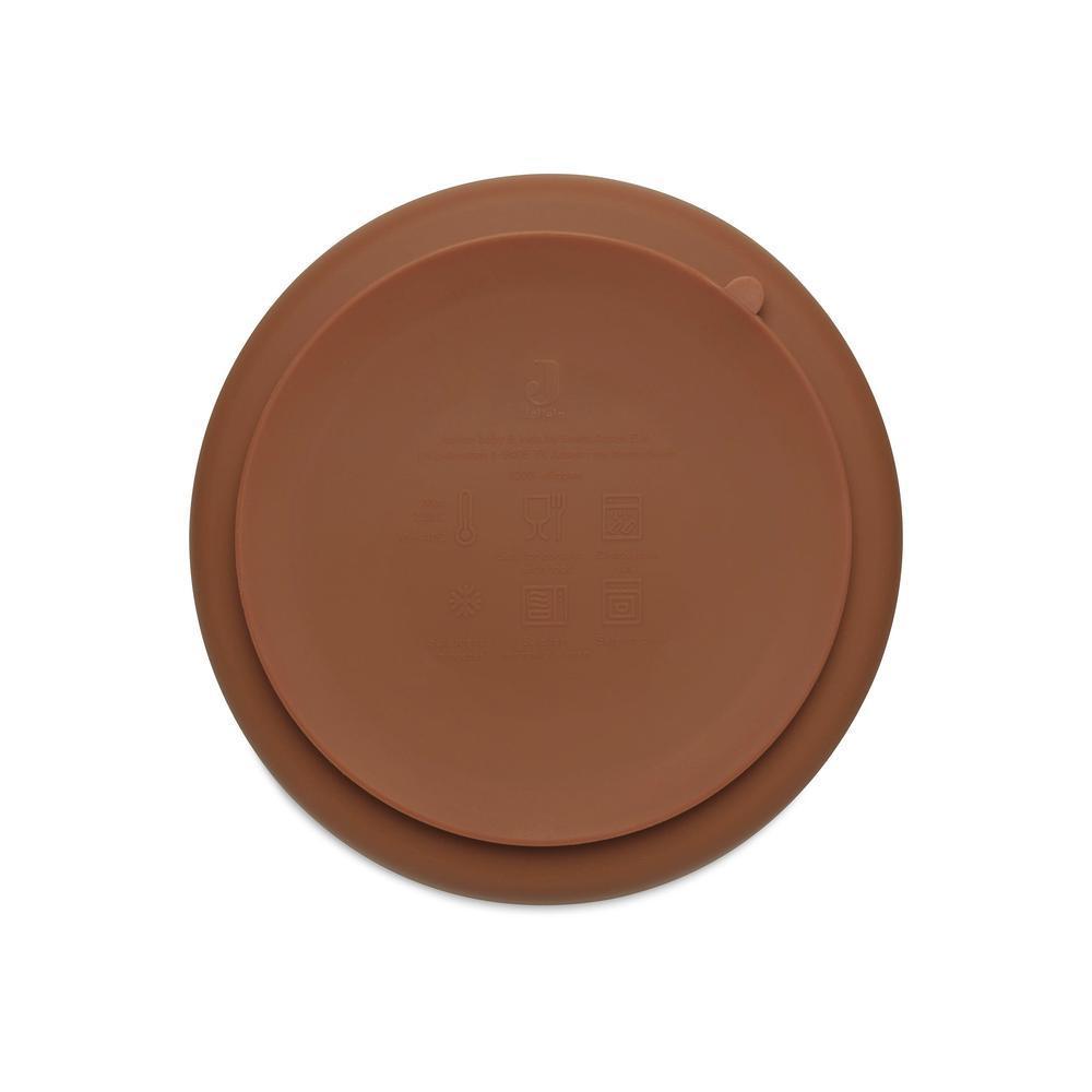 Jollein Siliconen Bordje Met Zuignap - Caramel-