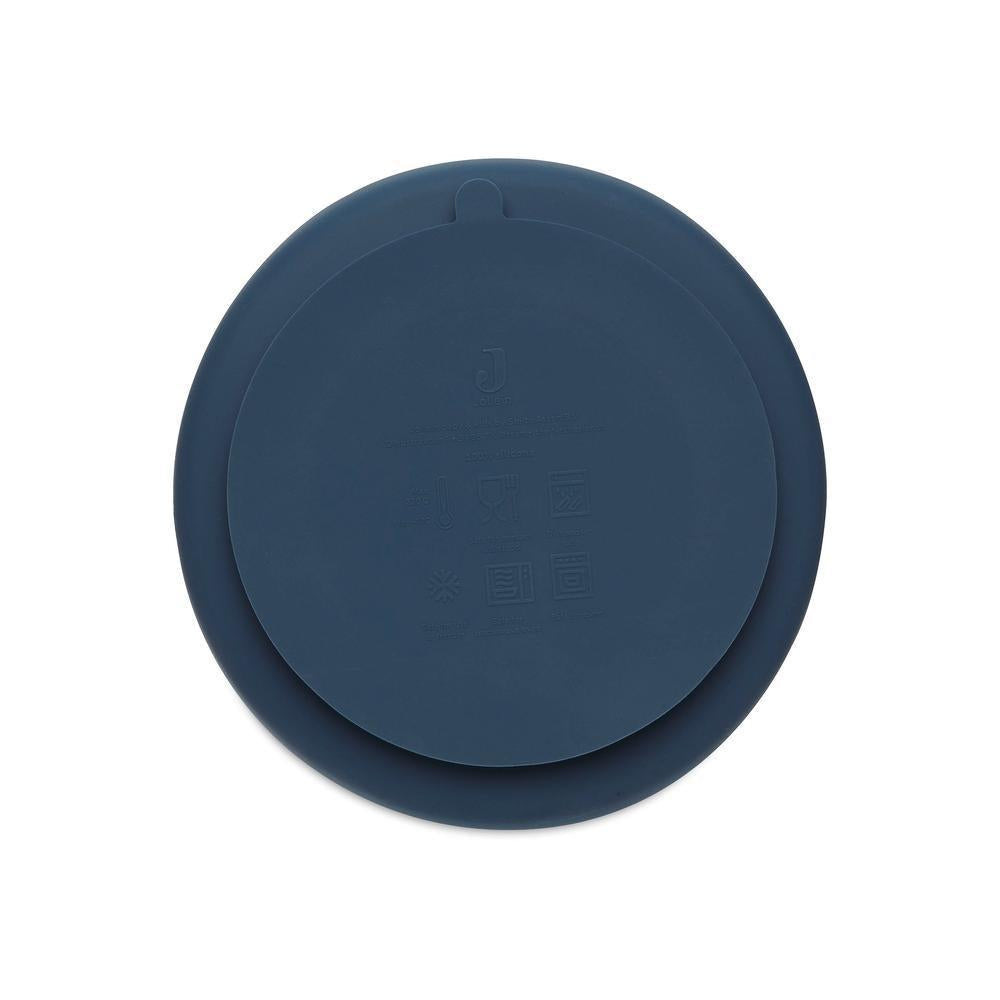 Jollein Siliconen Bordje Met Zuignap - Jeans Blue-