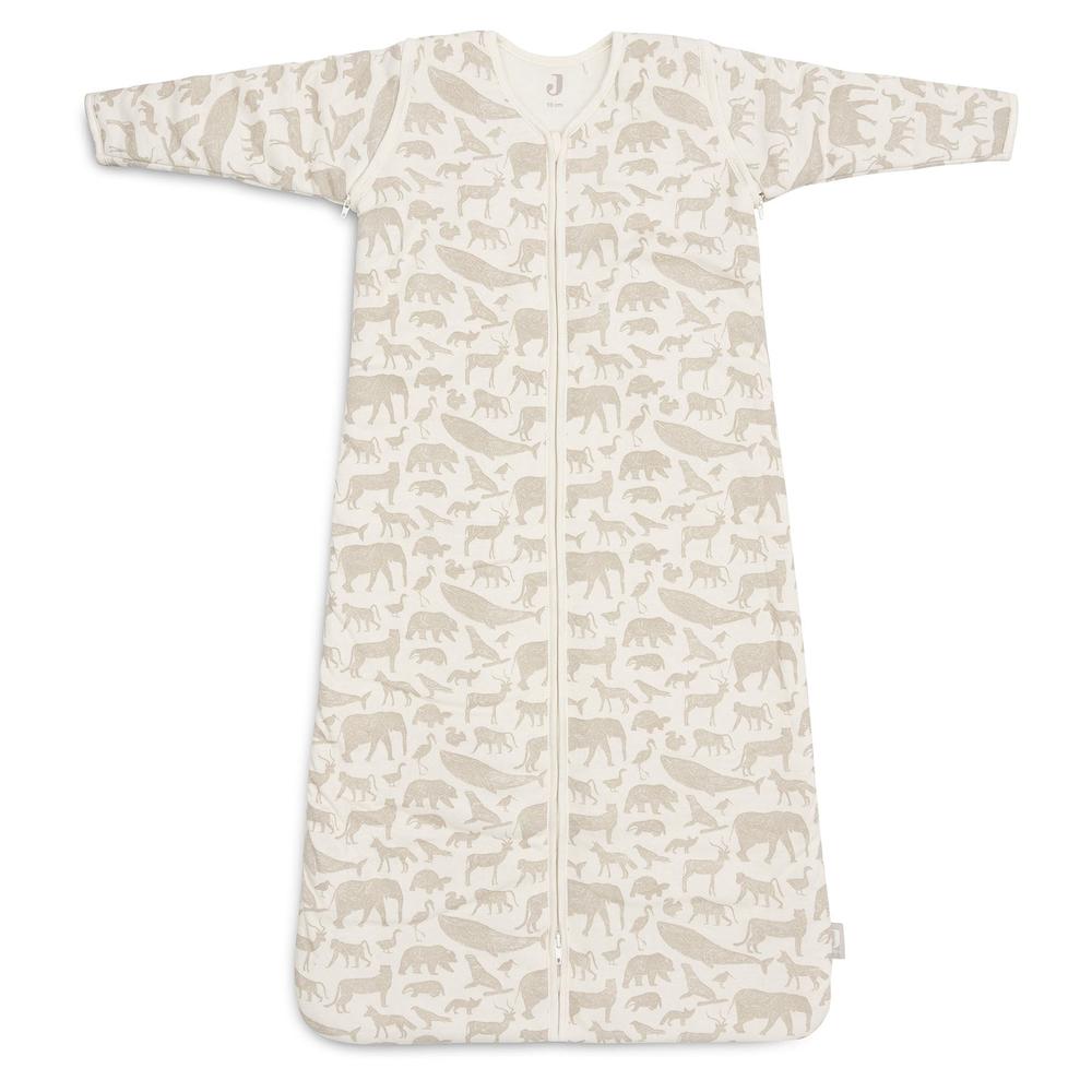 Jollein Slaapzak Met Afritsbare Mouw - Animals Nougat-110cm-