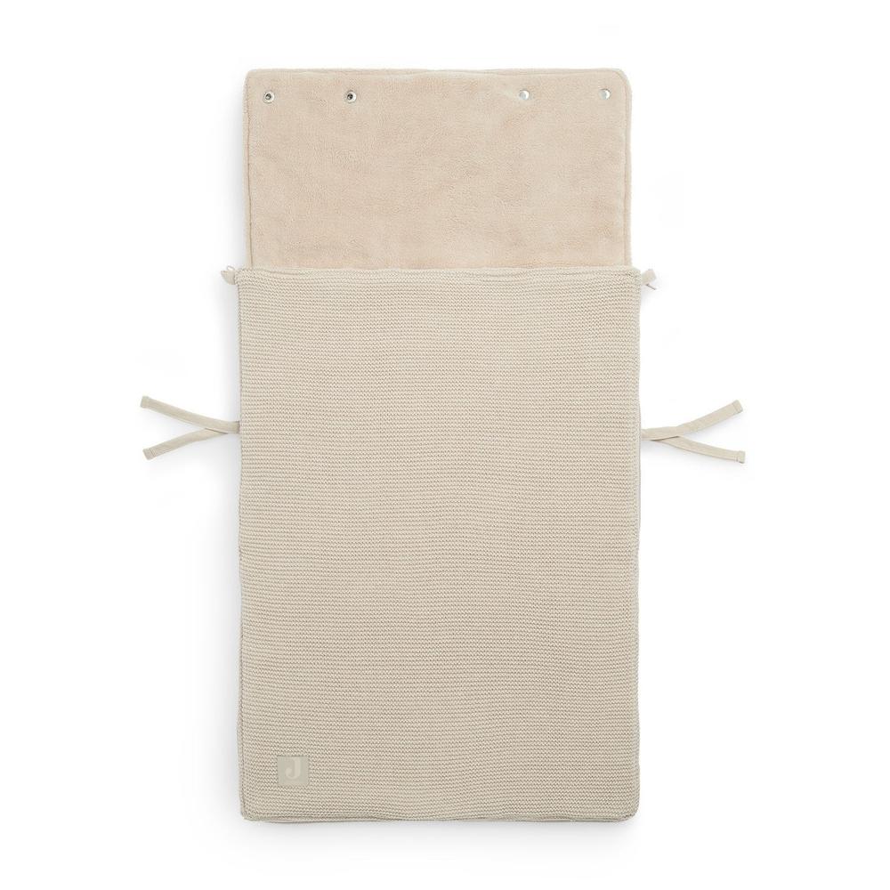 Jollein Voetenzak Basic Knit - Nougat-
