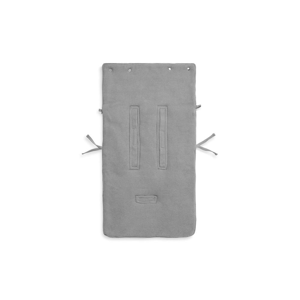 Jollein Voetenzak Basic Knit - Stone Grey-