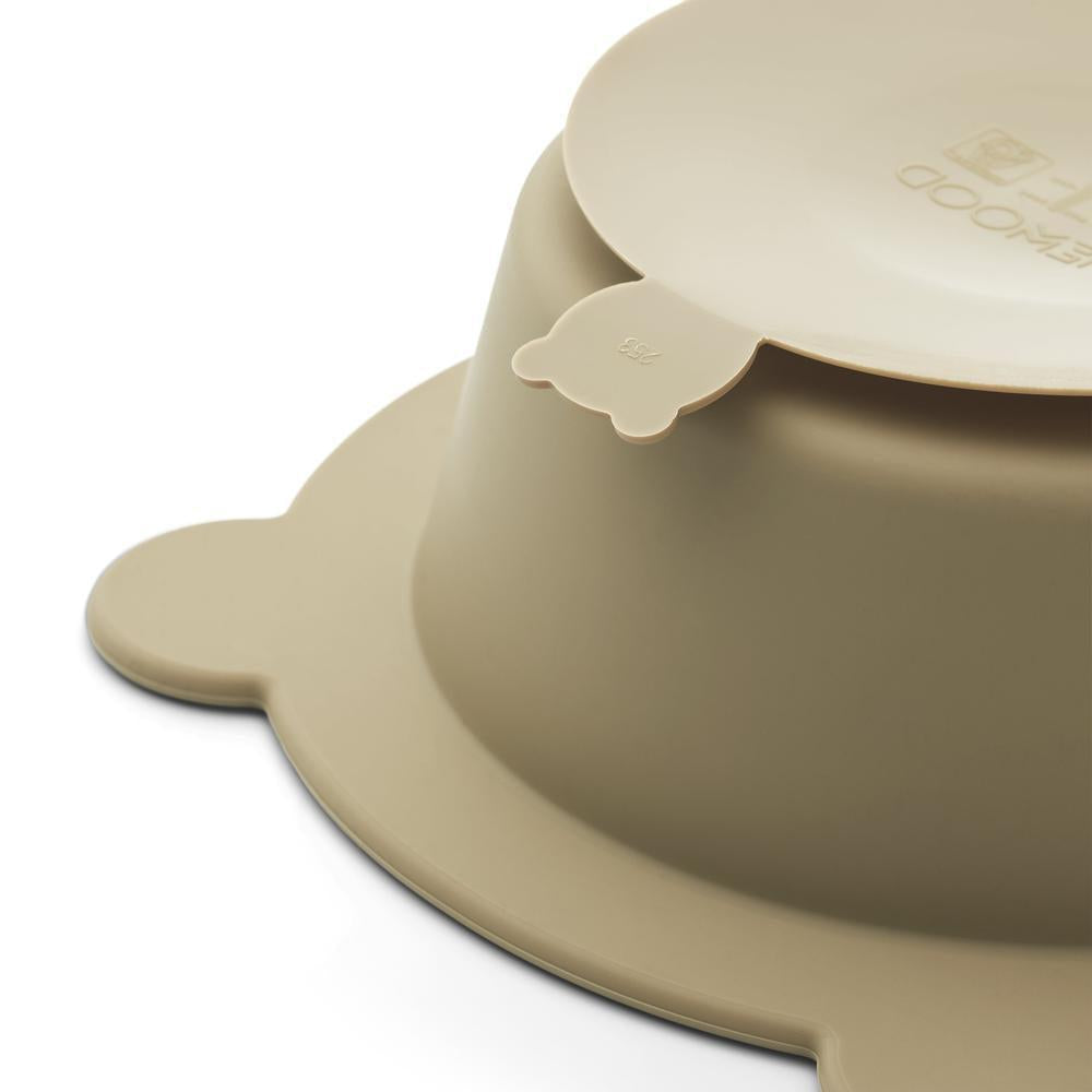 Liewood Peony Kommetjes Met Zuignap - Sandy/Oat 2-pack-