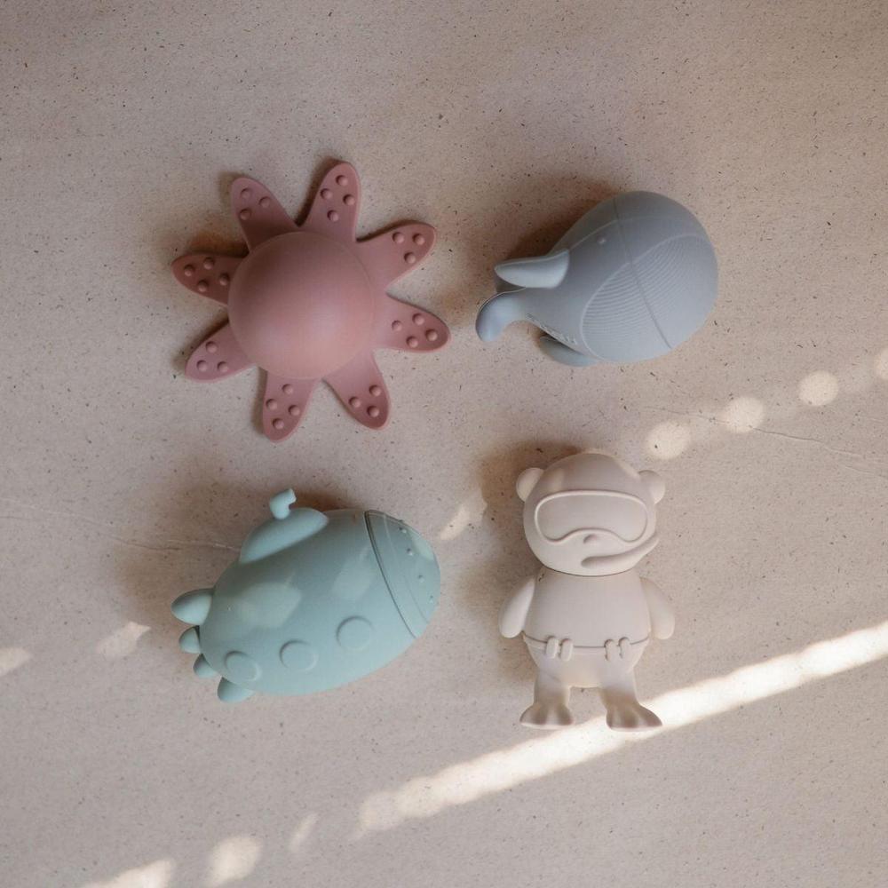 Mushie Bath Play Set - Sealife-