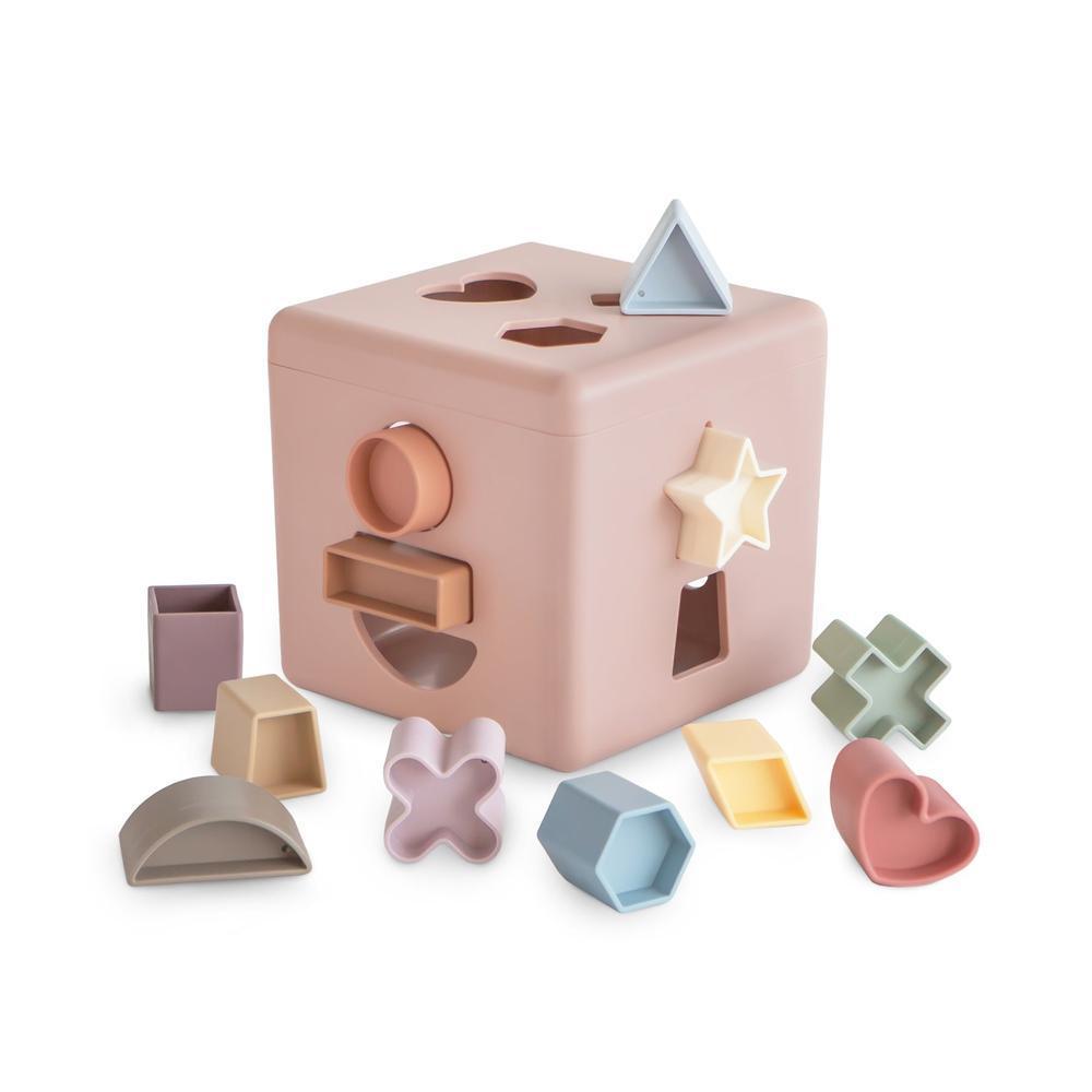 Mushie Shape Sorting Box - Petal-
