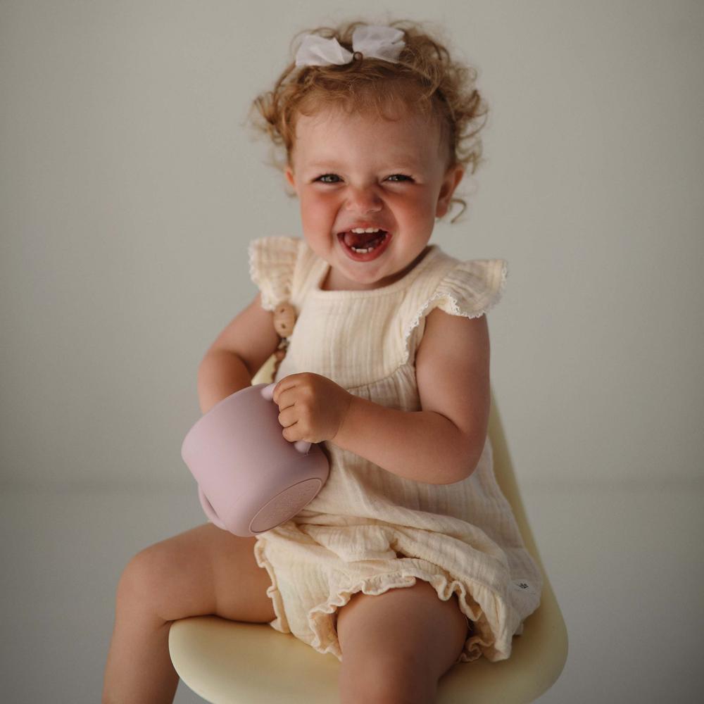 Mushie Snack Cup - Natural-