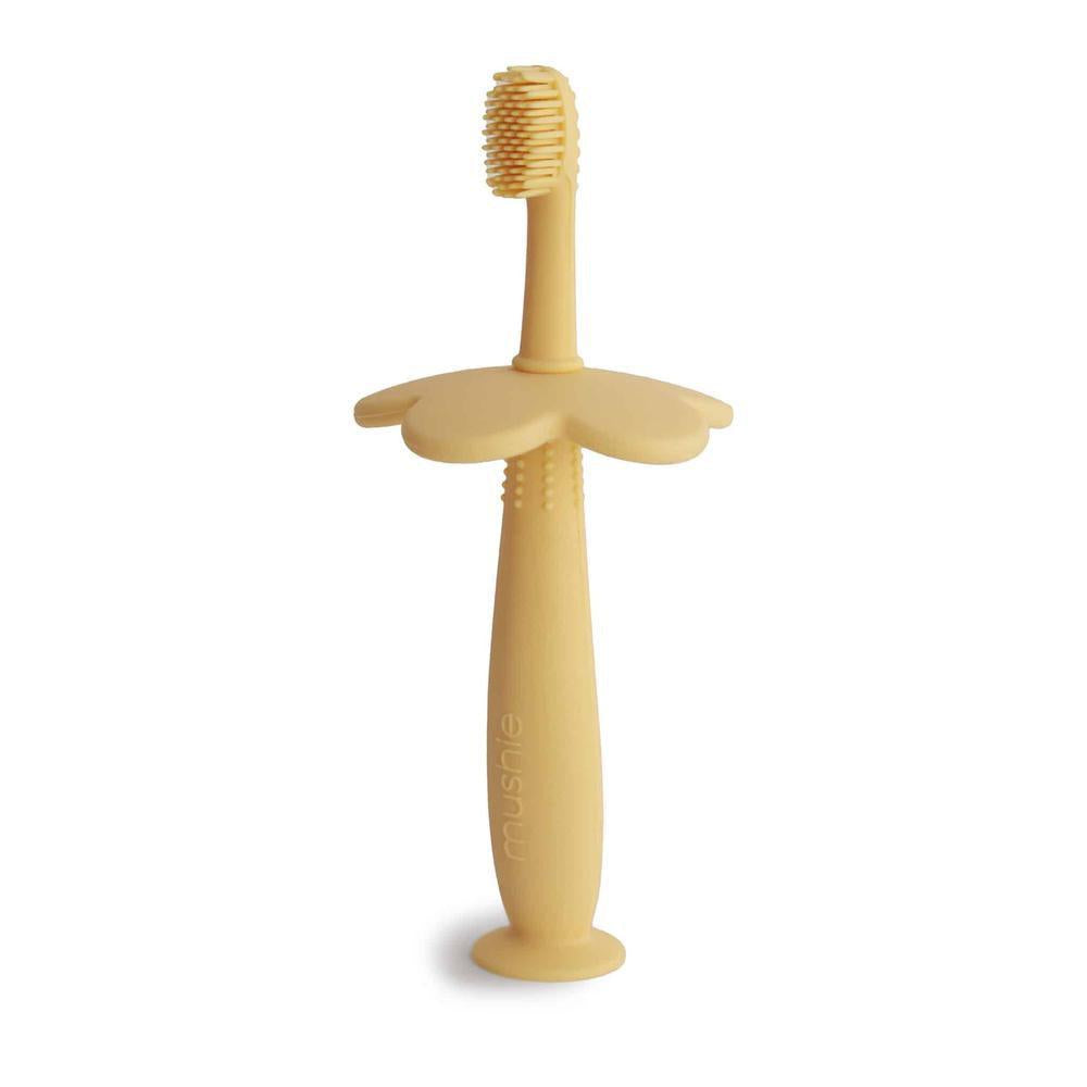 Mushie Tandenborstel Flower - Pale Daffodil-